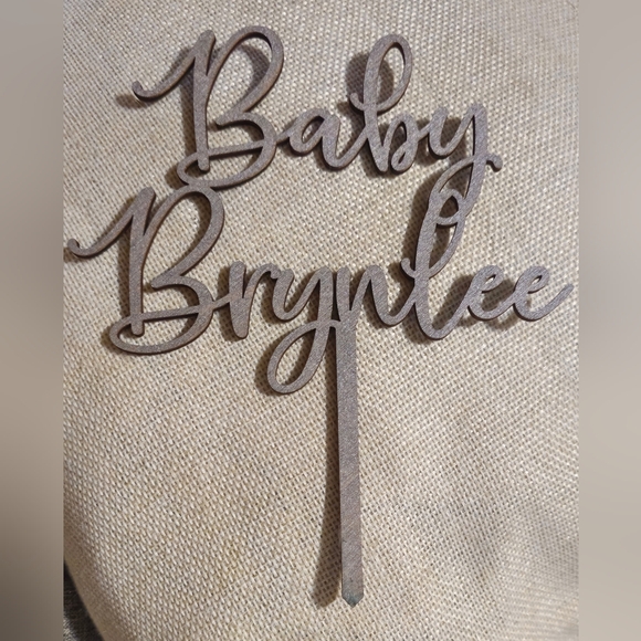 Baby Brynlee Cake Topper - Picture 1 of 2
